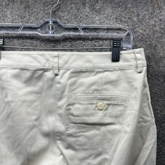LL Bean Pants Womens 6 Khaki Favorite Fit Chino Straight Leg Cotton Casual - Picture 6 of 11